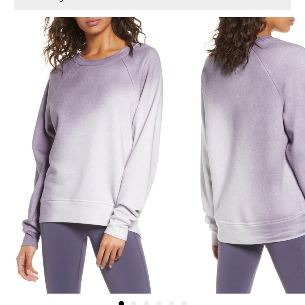Zella purple ombré sweatshirt